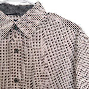 CONSTRUCT 4-Way Stretch Slim Fit Long Sleeve Shirt Size‎ Medium EUC